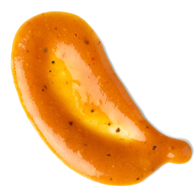 Carolina BBQ mustard smear